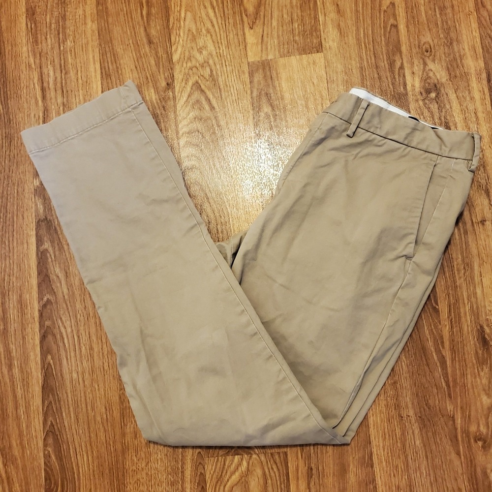 Polo Ralph Lauren Chino Pants Men 34x34 Tan Stretch Straight Fit Khaki Golf
